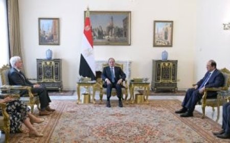 الرئيس السيسى يبحث مع "بيرنز" الأوضاع فى غزة ويحذر من توسع دائرة الصراع