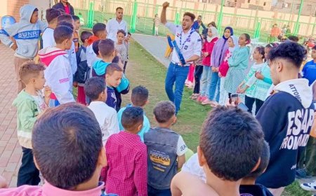 فرق الجوالة تشارك في إدخال البهجة والسرور على المواطنين بمركز شباب خليج بحري بمطوبس