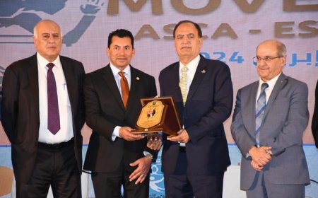 وزراء الشباب والرياضة المصري والفلسطيني واللبناني يشهدون افتتاح المؤتمر الدولي للثقافة الرياضية