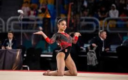 المركز الرابع في كأس العالم للجمباز من نصيب "جني محمود"