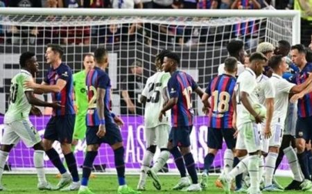 مباراة ريال مدريد وبرشلونة في الدوري الإسباني