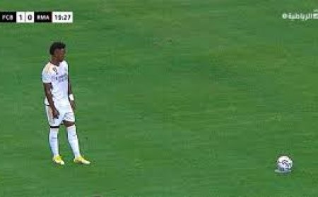 فينيسيوس جونيور يعادل النتيجة بهدف من ركلة جزاء