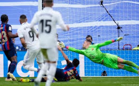 1-1 شوط أول نارى بين الريال ضد برشلونة فى كلاسيكو الدورى الإسبانى