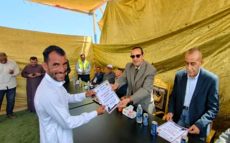 شوشه يسلم 20منزلا بدويا بحي الصبيحات بقريه التلول