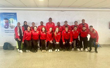 منتخب الجمباز الفني  يشارك في بطولة أفريقيا المؤهلة للاولمبياد بالمغرب 