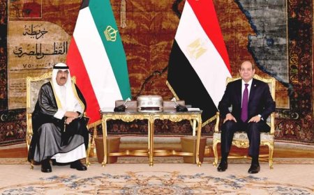 بيان مشترك بمناسبة زيارة الدولة لسمو أمير دولة الكويت إلى جمهورية مصر العربية