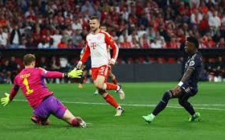 ريال مدريد ينتزع التعادل من معقل بايرن 2 - 2 في ذهاب نصف نهائي دوري الأبطال