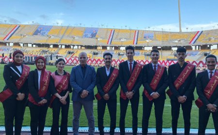 جامعة كفر الشيخ تشارك حفل زفاف جماعي ل 500 شاب وفتاة باستاد الجيش بالاسكندريه