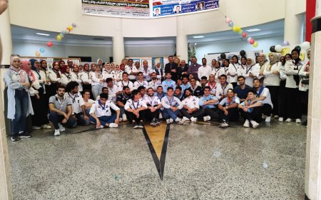 جامعة كفر الشيخ تُنظم فعاليات المسابقة الكشفية الفنية للجوالة تحت شعار "لا للمخدرات"