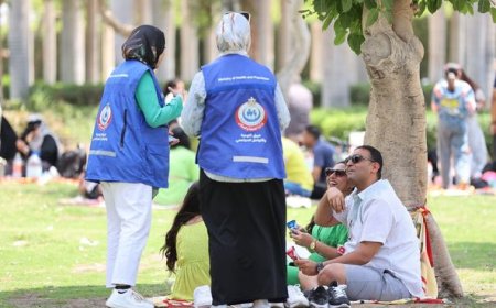 الصحة تكثف الخدمات الطبية والتوعوية بالحدائق والمتنزهات بجميع محافظات الجمهورية