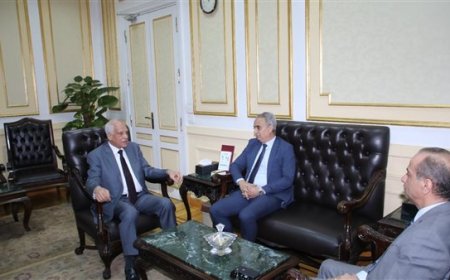 محافظ الجيزة يستقبل رئيس جهاز حماية المستهلك