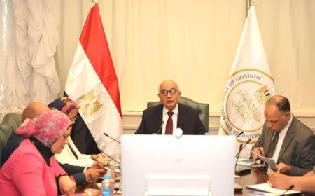 حجازى : تكثيف المتابعة المستمرة لمديرى المديريات أثناء فترة امتحانات الشهادة الإعدادية