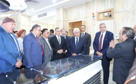 وزير التعليم العالي يتفقد الأعمال التنفيذية بمشروعات جامعة كفر الشيخ بتكلفة 3 مليار جنيه