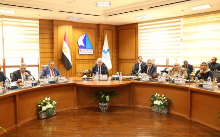 اجتماع المجلس الأعلى للجامعات في جامعة كفرالشيخ