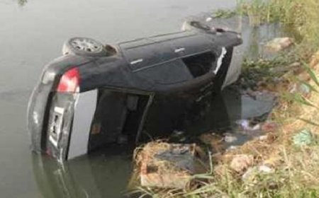 مصرع شخص إثر سقوطه بسيارته في ترعة البدرشين
