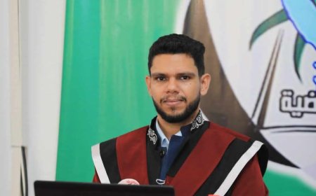 حصول الشاب السيناوي علي درجه الدكتوراه في مجال العلاج  اليدوي بالجراستون