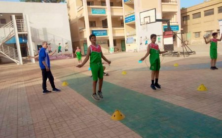 انطلاق تدريبات كرة السلة لبراعم المشروع القومي للموهبة في كفر الشيخ 