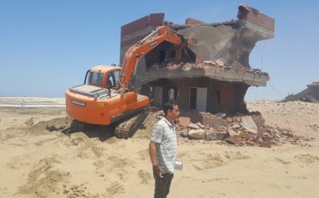 محافظ كفرالشيخ يتابع جهود إزالة التعديات على «أملاك الدولة» ببرج البرلس