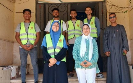 أعضاء اتحاد شباب كفر الشيخ فى زيارة إلى دار المسنين بسخا ضمن مبادراته المجتمعية 