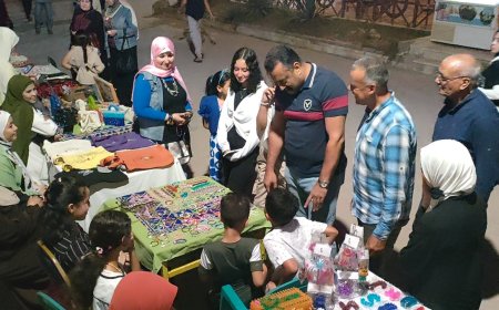 بساحل شاطيء العريش التحالف الوطني بشمال سيناء يطلق معرضا للمنتج اليدويه لدعم المرأه السيناويه