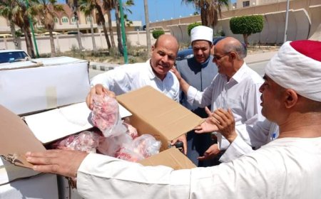 شوشه توزيع صكوك الأضاحي علي مستحقي تكافل وكرامه بشمال سيناء