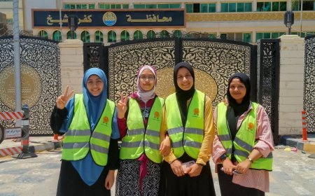 أعضاء اتحاد شباب كفر الشيخ يهدون المواطنين الورود إحتفالا بذكرى ثورة 30 يونيو 