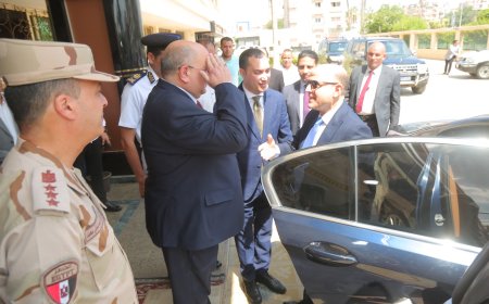 بعد أدائهم اليمين الدستوري.. محافظ كفر الشيخ ونائبه يصلان إلى مقر ديوان عام المحافظة