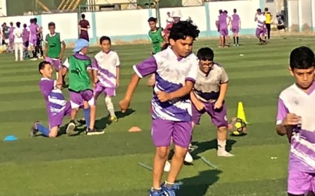 تدريبات كرة القدم بنادى سيدى سالم الرياضى .. فعاليات "صيف شبابنا "