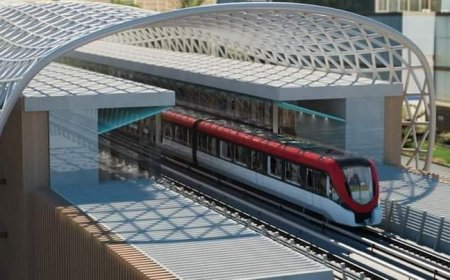 المرحلة الأولى من مشروع مترو ابو قير في الإسكندرية