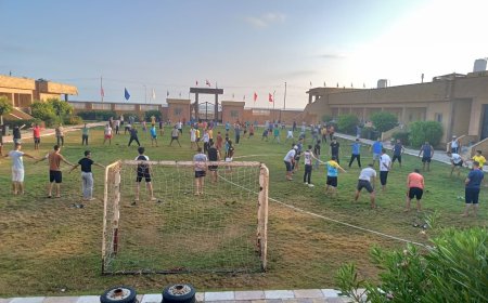 فاعليات رياضية وثقافية بمعسكر الشباب ببلطيم .. صيف شبابنا 