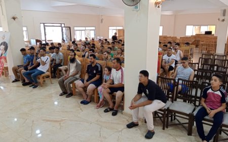 لا للمخدرات.. شعار ندوة عن مكافحة وعلاج الإدمان والتعاطي بمعسكر الشباب ببلطيم 