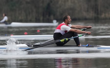 عبد الخالق البنا يتأهل لنصف نهائي التجديف