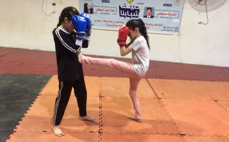تدريبات الملاكمة بنادى كفر الشيخ الرياضى ضمن فعاليات .. صيف شبابنا 