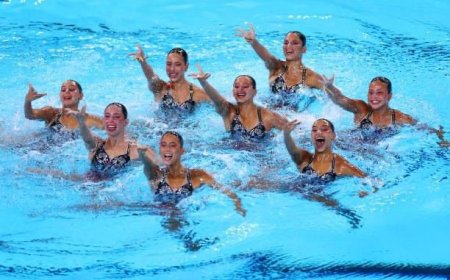 منتخب مصر للسباحة التوقيعية تاسعاً في الأولمبياد متفوقاً على استراليا  