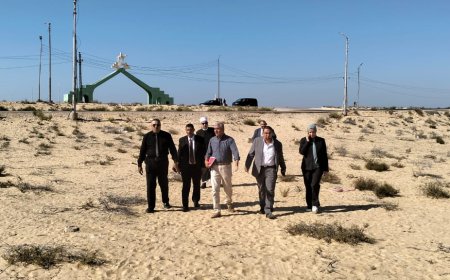 مجاور إنشاء جامعه الأزهر علي مساحه ٧٠فدان بالكيلو ١٧