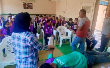 دورة الإسعافات الأولية لأعضاء أندية التطوع بشباب كفرالشيخ  .. صيف شبابنا 