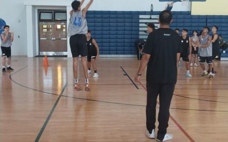 يوميات لاعبى سلة المشروع القومي للموهبة بكفر الشيخ فى معسكر  Jr.NBAبملاعب الجامعة الأمريكية 