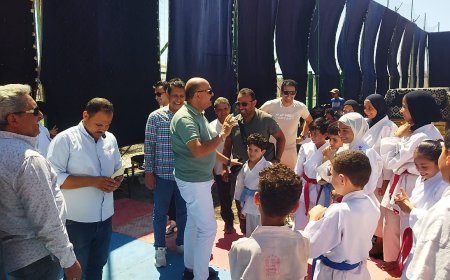 معرض منتجات الخوص ومهرجان رياضى لكرة القدم ضمن كرنفال "صيف شبابنا" بشباب بلطيم 