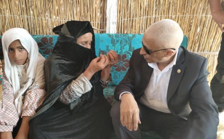 مجاور يوجه بسرعه  رفع كفاءه سطح منزل سيده بقريه مزار