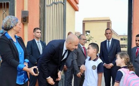 وزير التعليم في جولة داخل مدرسة النيل الدولية بالشيخ زايد لتفقد جاهزيتها