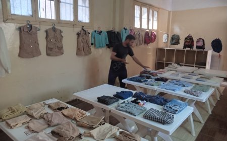 تجهيزات مبادرة "يوم الخير" لتقديم ملابس المدارس ومستلزماتها بمراكز شباب كفر الشيخ 