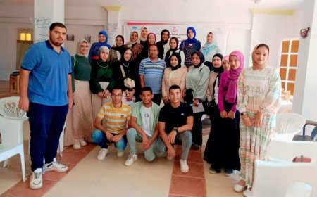 ختام الورش التدريبية لبرنامج التعليم المدني بمركز التنمية الشبابية بدسوق | صور 