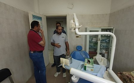 نائب محافظ شمال سيناء يتفقد عيادات التأمين الصحي