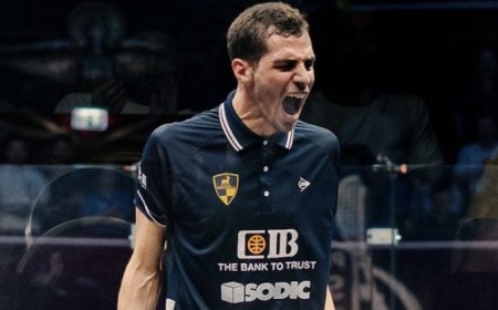 تأهل علي فرج لاعب وادى دجلة لنهائي بطولة "Paris Squash 2024" للإسكواش