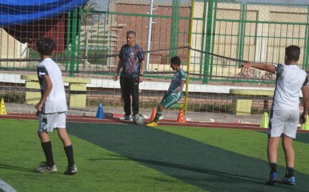 تدريبات الأكاديميات الرياضية بمركز شباب بيلا ضمن مبادرة .. بداية جديدة 