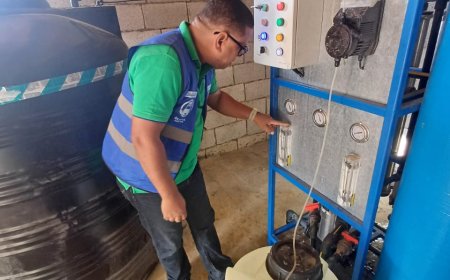 تشغيل محطه تجمع البربصان لخدمه اهالي قريه الحسنه بوسط سيناء