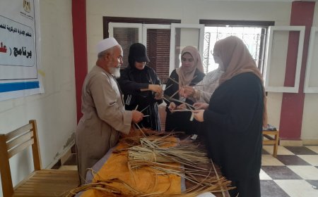 شباب كفر الشيخ: علمني حرفة مشروع تدريبى يتأقلم فى خلق مشروع صغير من البيئة المحيطة 