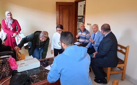 وكيل وزارة الشباب بكفر الشيخ يتابع المرحلة الثالثة من توقيع الكشف الطبي على لاعبى المشروع القومى للموهبة بمقر وحدة الطب الرياضي 