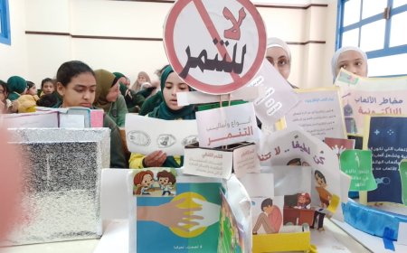 مبادرة إتحاد شباب كفرالشيخ .. "وعى" تصل مدرسة قلين للغات وترفع شعار "لا للتنمر "