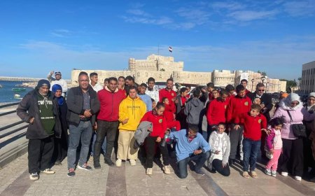 نادي مطوبس الرياضي ينظم رحله لطلاب التربية الفكرية لزيارة المعالم السياحية بالإسكندرية